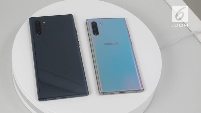 Samsung Galaxy Note 10 dan Galaxy Note 10 Plus. /Istiarto Sigit Nugroho