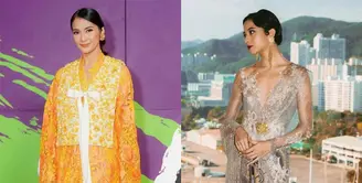 Lihat di sini beberapa potret inspirasi desain kebaya yang cocok untuk pesta dari para artis.