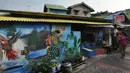 Penampakan rumah warga yang ada di Kampung Bekelir, Jalan Perintis Kemerdekaan, Kota Tangerang, Banten, Selasa (17/4). Kampung Bekelir pada 10 tahun lalu merupakan kawasan yang kumuh. (Merdeka.com/Arie Basuki)