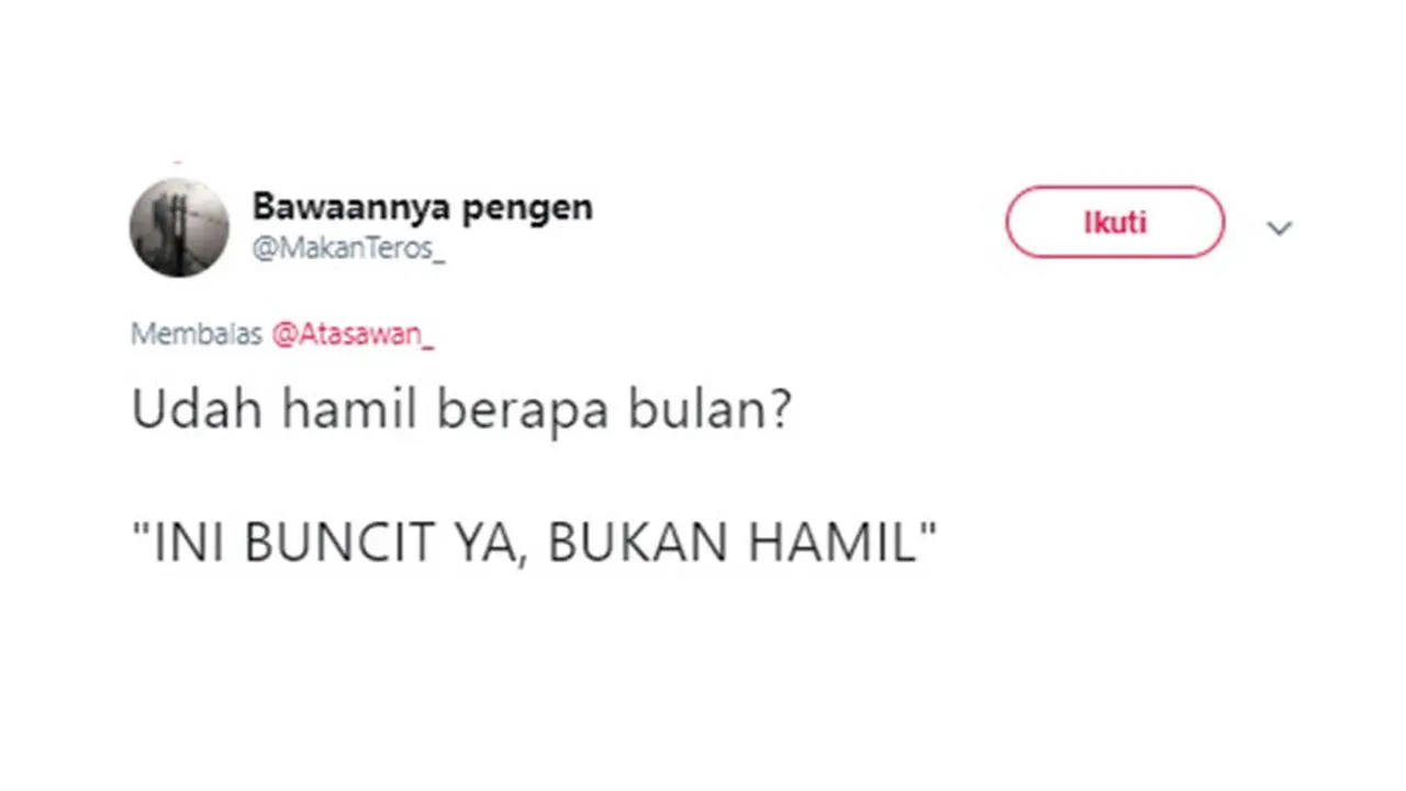 Cuitan kocak (Sumber: Twitter/MakanTeros_)
