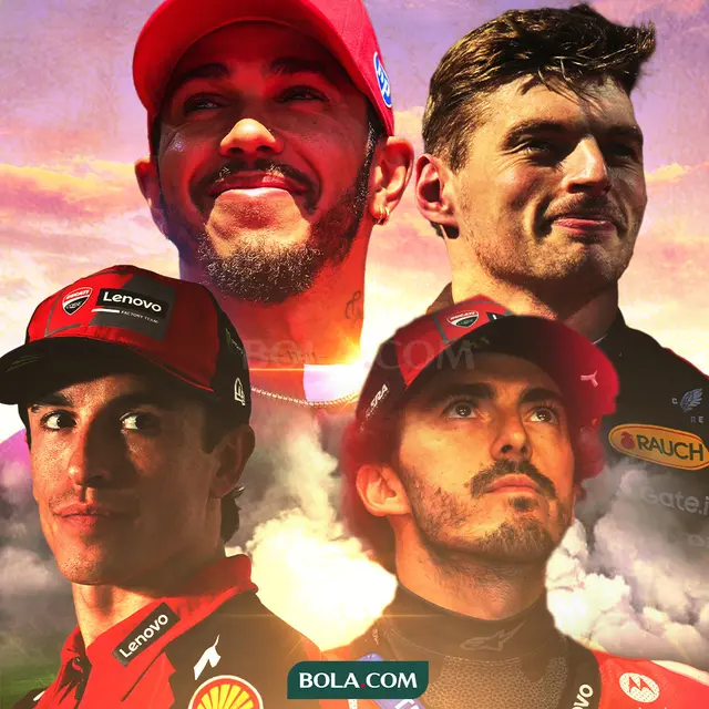 Ilustrasi - Pembalap F1 dan MotoGP