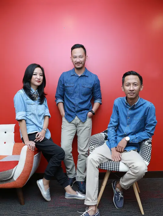 "Kita ingin mengatakan kalau Numata masih ada. Ingin kasih tahu juga kalau selama ini kita juga jadi komposer," ucap Tantra saat bincang-bincang, di kantor Sony Music, di kawasan Sudirman, Jakarta Pusat, Rabu (3/8/2016). (Galih W. Satria/Bintang.com)