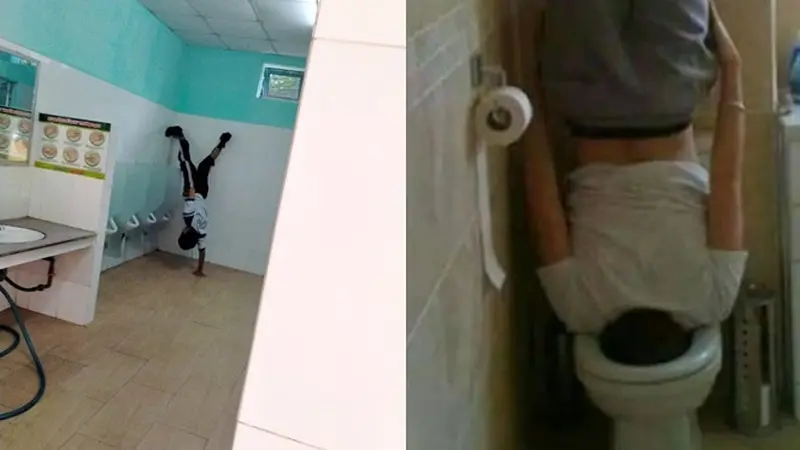 6 Kelakuan Orang Banyak Gaya di Toilet Ini Bikin Heran