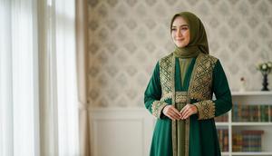 Model Gamis Elegan untuk Majelis Taklim. Foto: Gemini