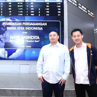 Pendiri Kaskus, Ken Lawadinata dan Andrew Darwis. (Andy Masela/Bintang.com)