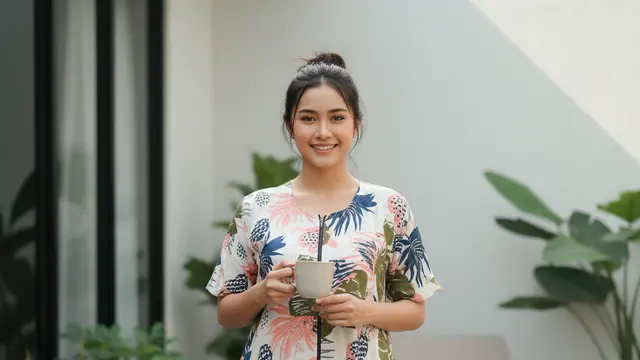 Daster Resleting Depan Motif Kekinian, Cocok untuk di Rumah atau Keluar