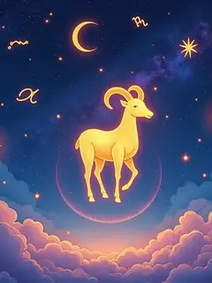 logo ramalan zodiak aries (sumber: AI generated)