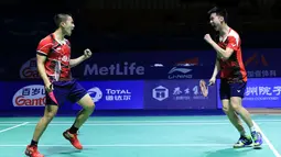 Ini adalah gelar pertama buat Kevin Sanjaya Sukamuljo/Marcus Fernaldi Gideon di turnamen super series premier. (PBSI)