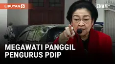 MEGAWATI KUMPULKAN PENGURUS PDIP DI RUMAHNYA