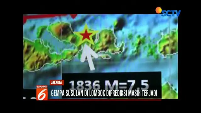 Hingga hari ini masih terjadi 28 kali gempa susulan dengan magnitudo bervariasi, yakni 3 sampai 4 skala richter.