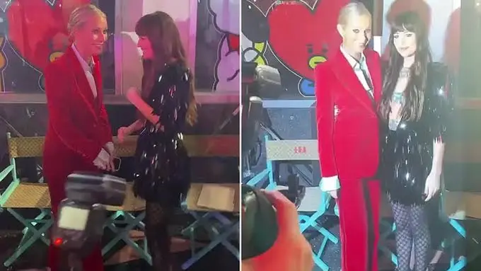 Berfoto Bersama, Begini Tampilan Pacar dan Mantan Istri Chris Martin Coldplay di Acara Gucci