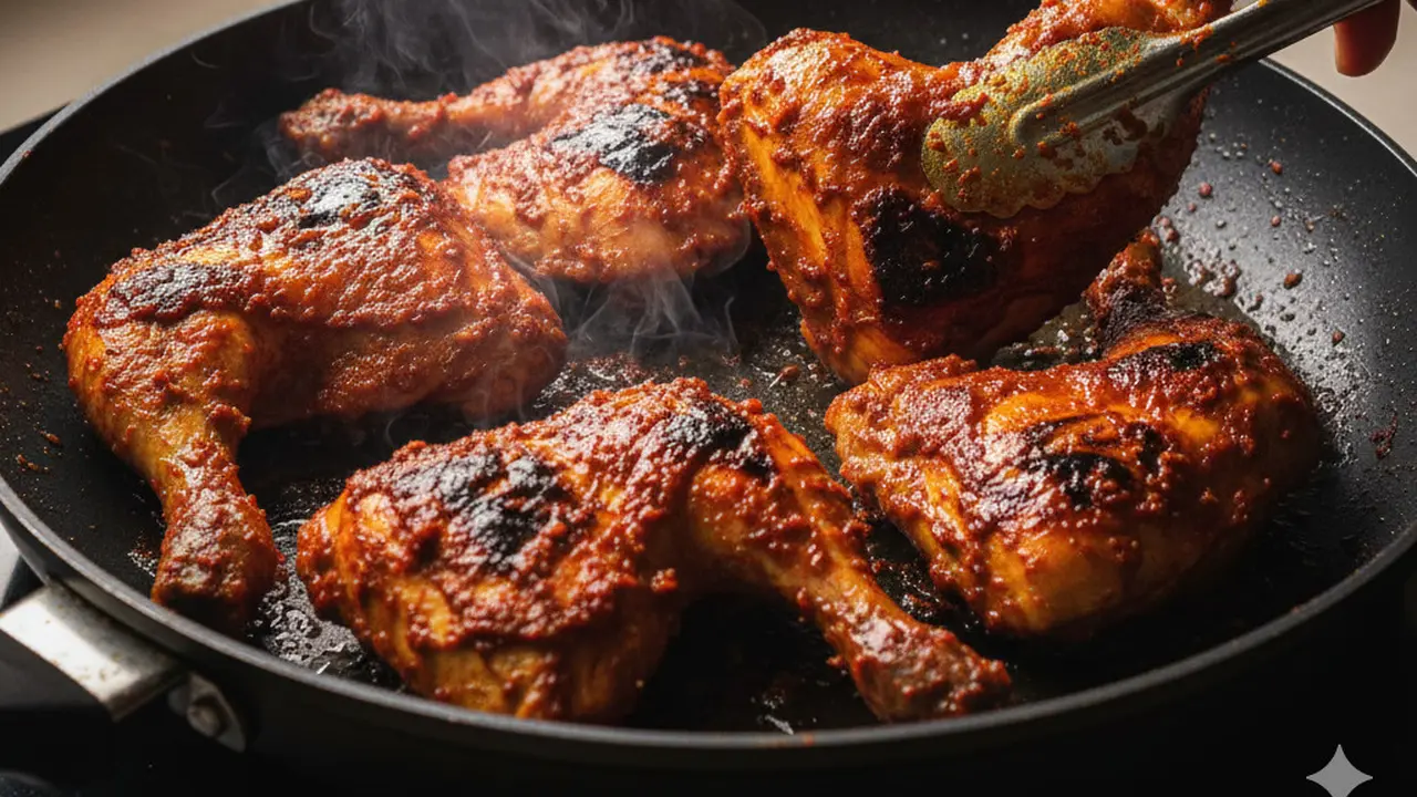 Resep Ayam Bakar Padang Teflon Tanpa Santan