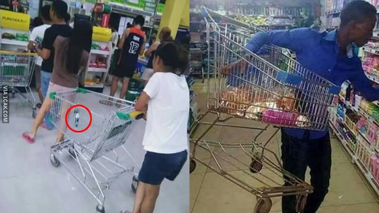 6 Kelakuan Absurd Belanja Pakai Troli Ini Bikin Tepuk Jidat