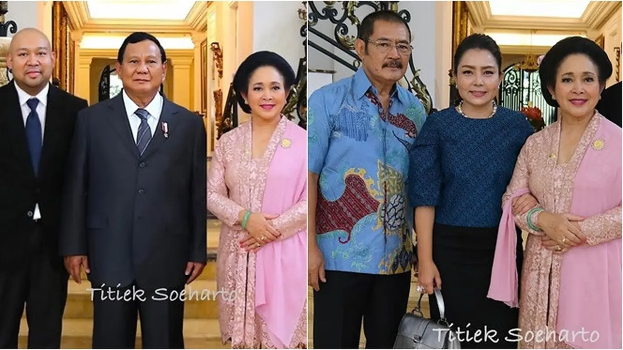6 Potret Titiek Soeharto Usai Acara Pelantikan DPR RI, Syukuran Bersama Keluarga