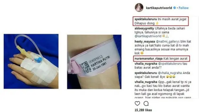 Credit: @kartikaputriworld/gtr/Kapanlagi.com