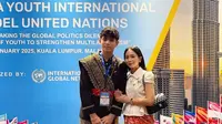 Tampan dan Pintar, 7 Potret Karan Putra Bunga Zainal yang Ikut Asia Youth International Model United Nations