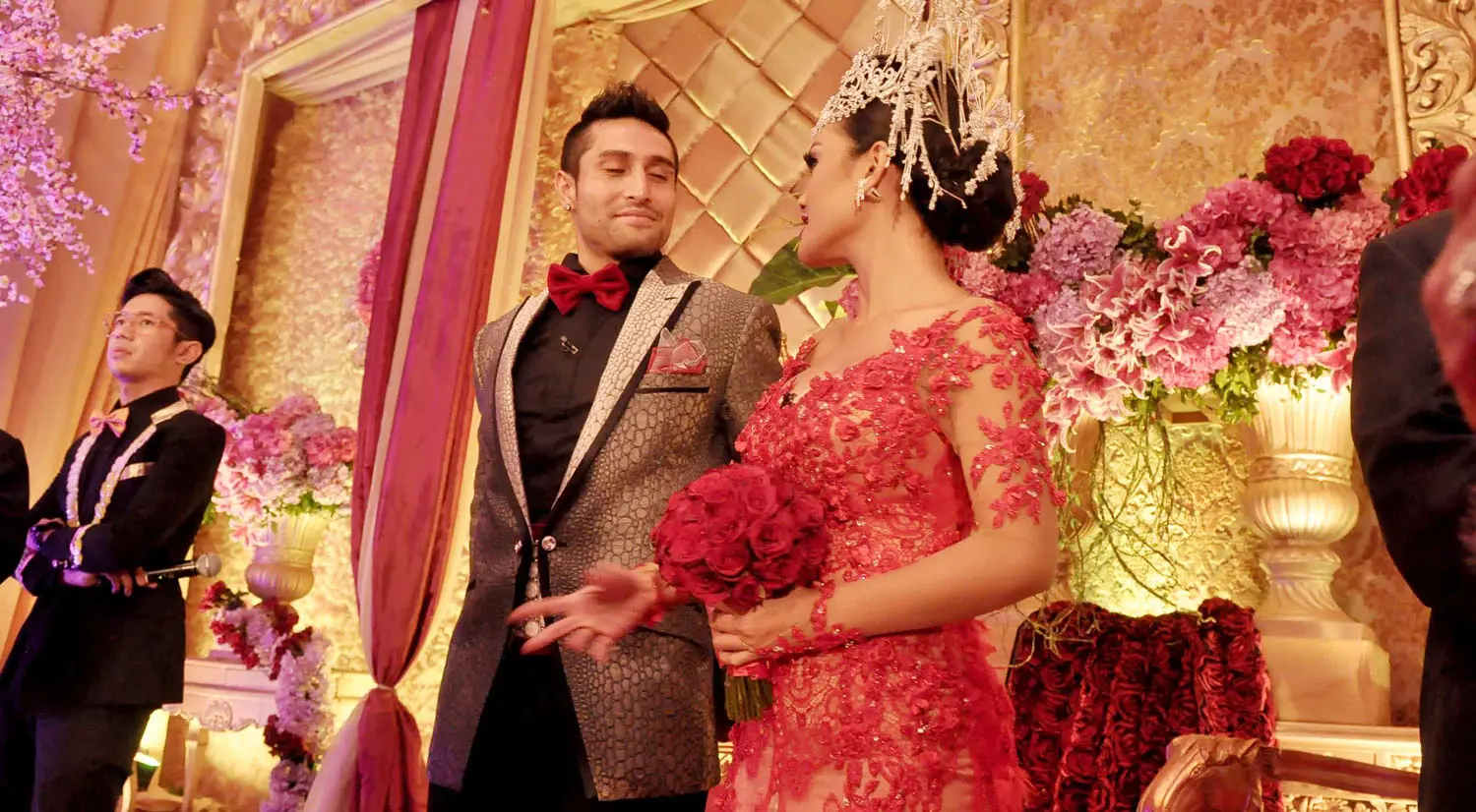 Gaston Castano saat melamar Julia Perez. (Liputan6.com)