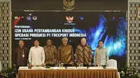 Pemerintah telah menerbitkan Izin Usaha Pertambangan Khusus (IUPK) PT Freeport Indonesia, setelah disepakatinya poin-poin negosiasi yang panjang. (Wicak/Liputan6.com)