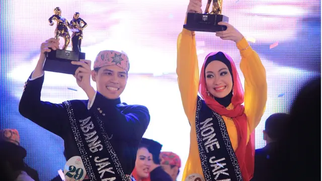 Zulfikri Arif, alumni Pesantren Darunnajah dan Pesantren Hayatan Thayyibah yang menjuarai kontes Abang None Jakarta 2014. (Istimewa)