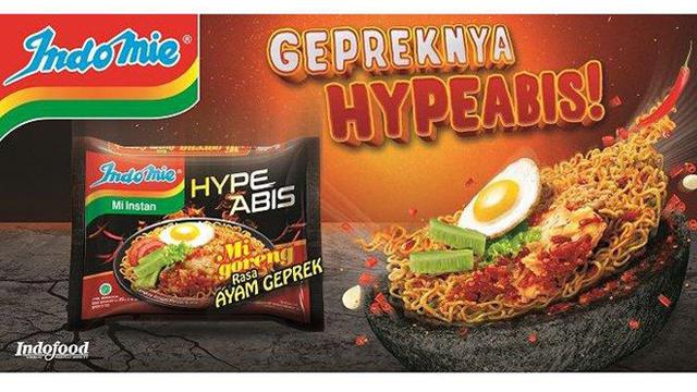 Hypeabis, Indomie Ayam Geprek Dijual Serentak di 3 E 
