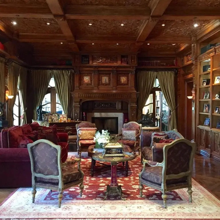 Salah satu ruangan di rumah keluarga Gigi Hadid. (Mohamed Hadid/instagram)