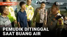 Kejadian tak terduga dialami seorang pria asal Ciamis, dia tertinggal rombongan keluarga di Tol Cisumdawu saat perjalanan mudik. Gunawan tertinggal ketika buang air kecil.