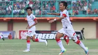 Aidil Bogel dicarikan tandem striker tangguh untuk mempertajam serangan Martapura FC di babak 16 besar ISC B. (Bola.com/Robby Firly)