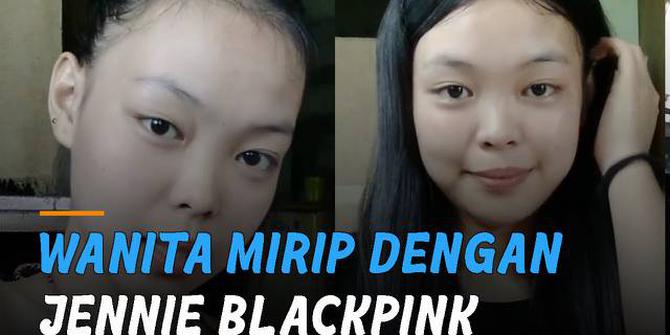 VIDEO: Viral Wanita Mirip Jennie Blackpink, Ini Sosoknya