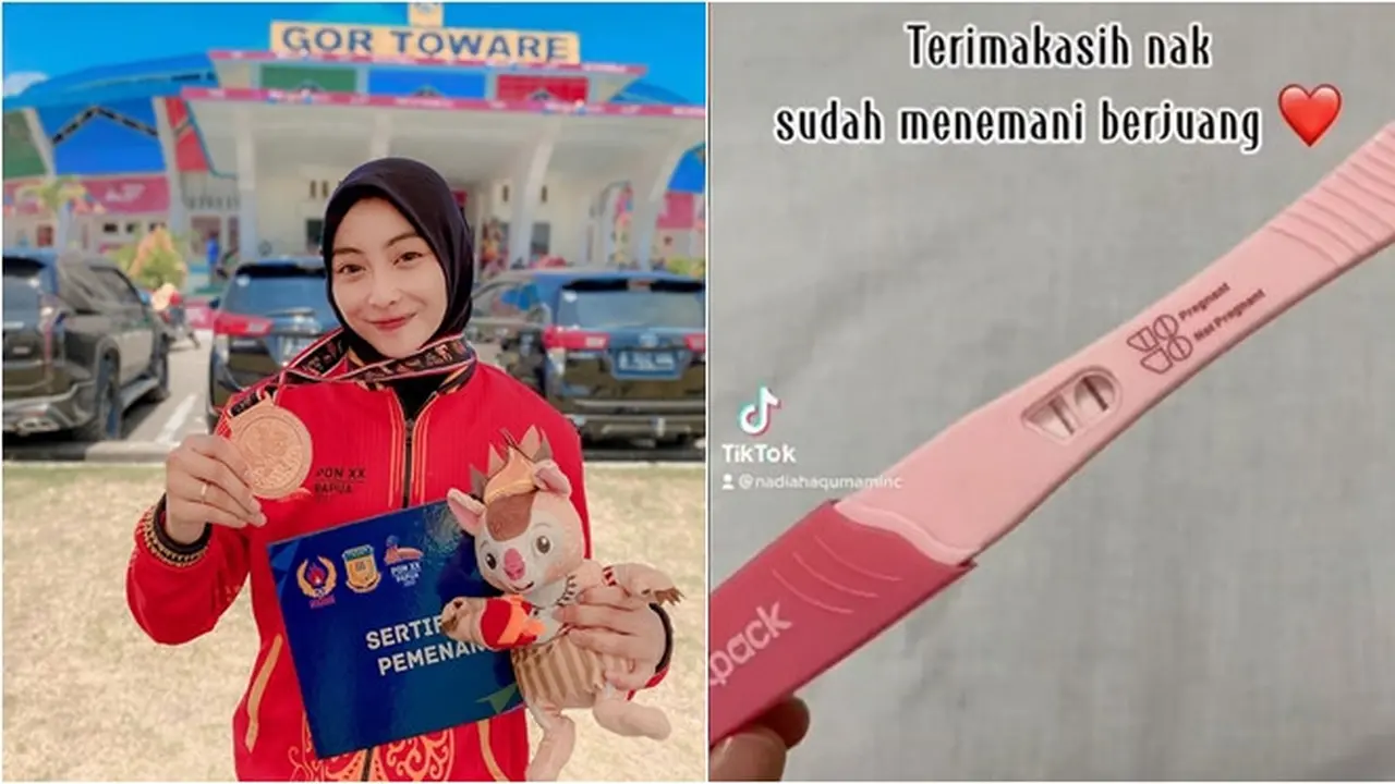 Sedang Hamil, Ini 6 Potret Nadia Haq Umami Atlet Pencak Silat yang Raih Medali