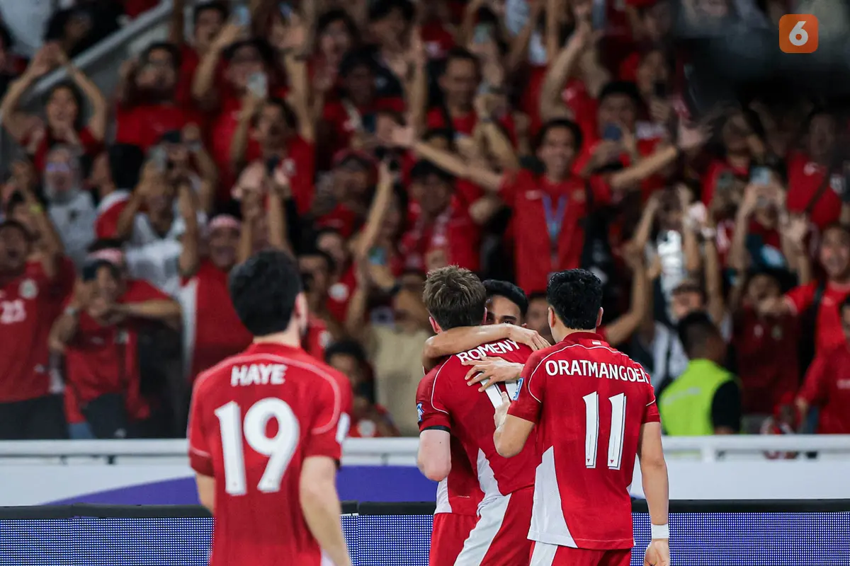 Foto: Ole Romeny Cetak Gol, Timnas Indonesia Unggul Atas Bahrain di Babak 1