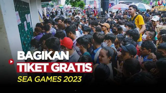 VIDEO: Kamboja Bagikan Tiket Gratis untuk Cabor Sepak Bola Putra SEA Games 2023