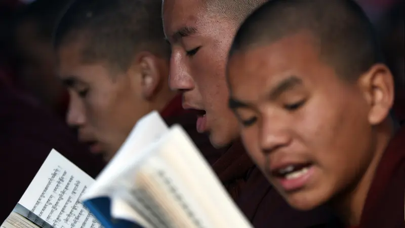 Para Biksu Nepal Doa Bersama Demi Perdamaian Dunia