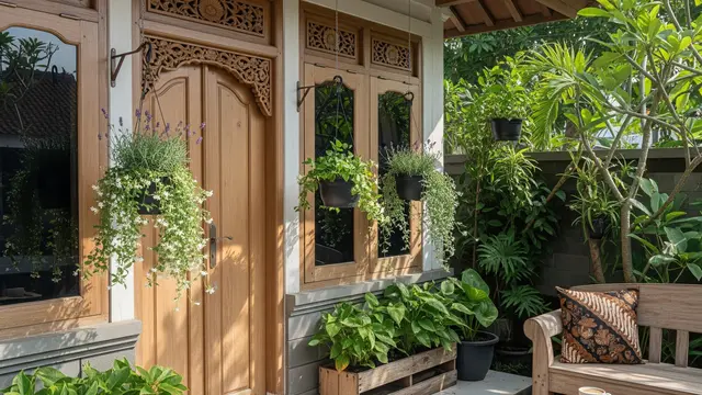 Kebun Mini Tanaman Gantung Beraroma