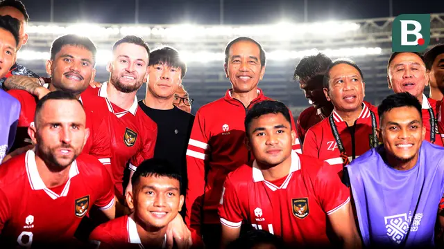 Foto: Antusiasme Presiden Joko Widodo saat Nonton Langsung Timnas Indonesia di Piala AFF 2022