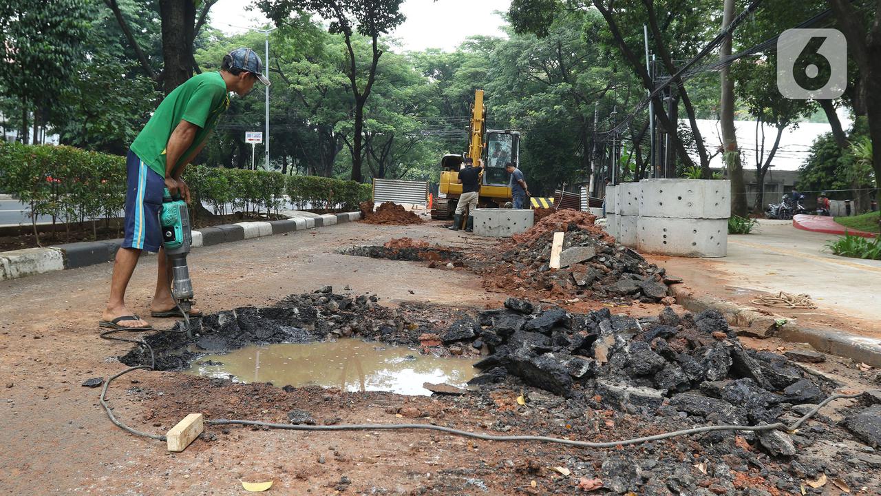 Pengerjaan Sumur Resapan di Kebayoran Baru
