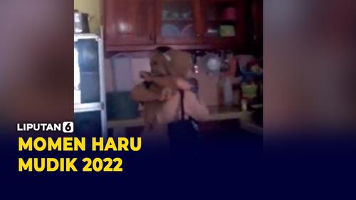 VIDEO: Momen Haru Orang Tua dan Anak Usai Diizinkan Mudik