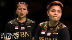 Langkah Indonesia untuk merebut gelar juara Piala Uber untuk keempat kalinya secara berturut-turut harus pupus di tangan Thailand. Skuat merah putih mengalami perlawanan sengit di lima partai perempatfinal yang berakhir dengan agregat 3-2 atas kemenangan Thailand. (Badminton Photo/Yohan Nonotte)