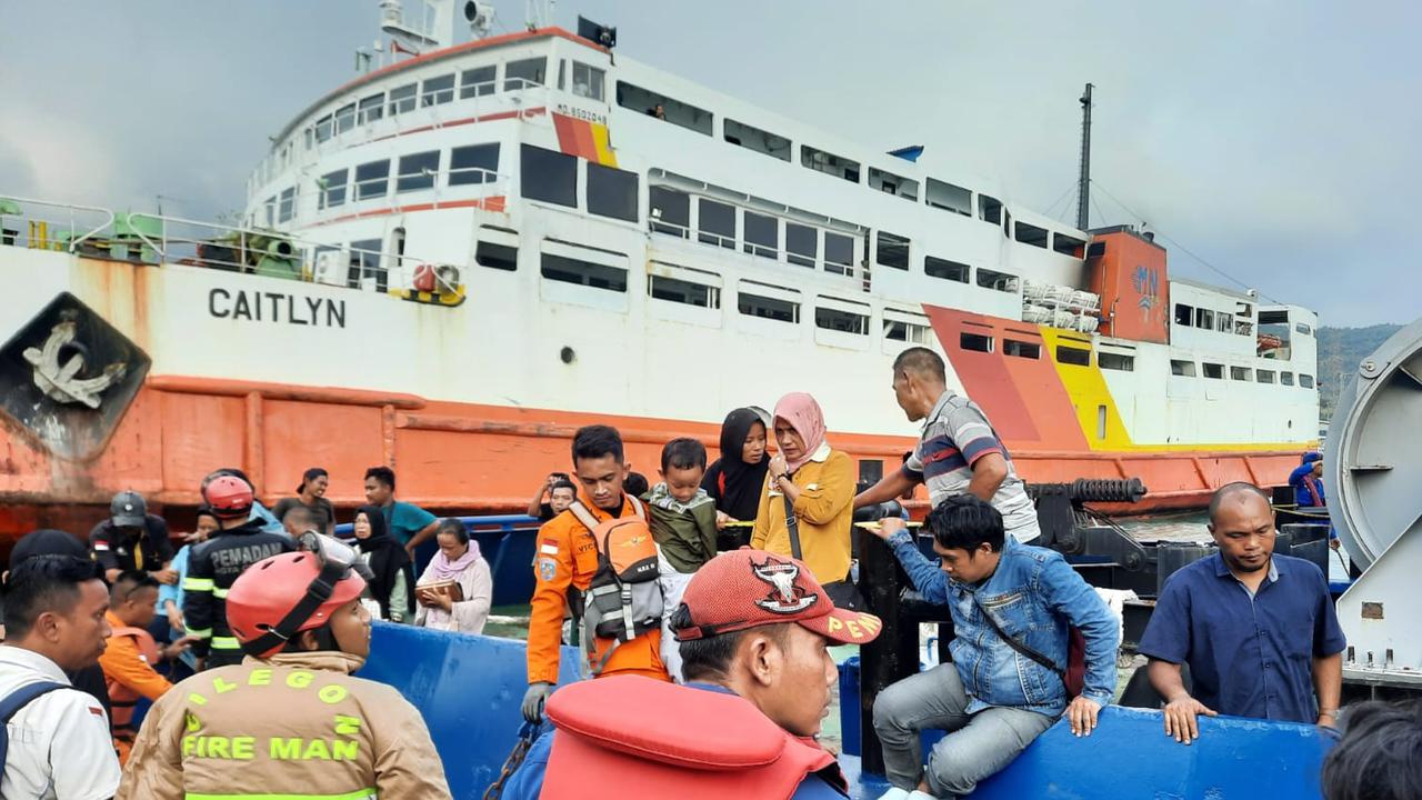BPTD Banten Tuding Bus Pemkot Cilegon Penyebab Terbakarnya KMP Royce 1