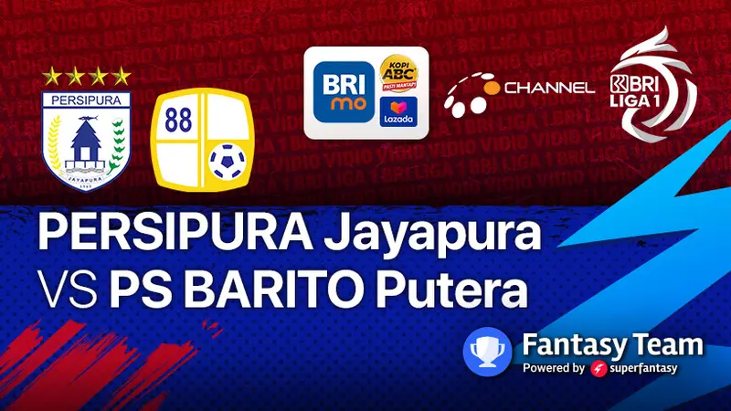 BRI Liga 1 : Persipura Jayapura vs PS Barito Putera