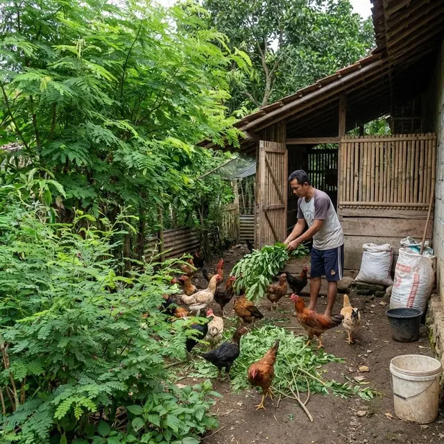 Alternatif Pakan Ternak Ayam Protein Tinggi Tidak Perlu Beli