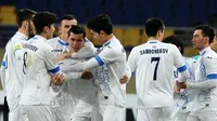 Timnas Uzbekistan U-23 di Piala AFC U-23 2018. (Bola.com/Dok. AFC)