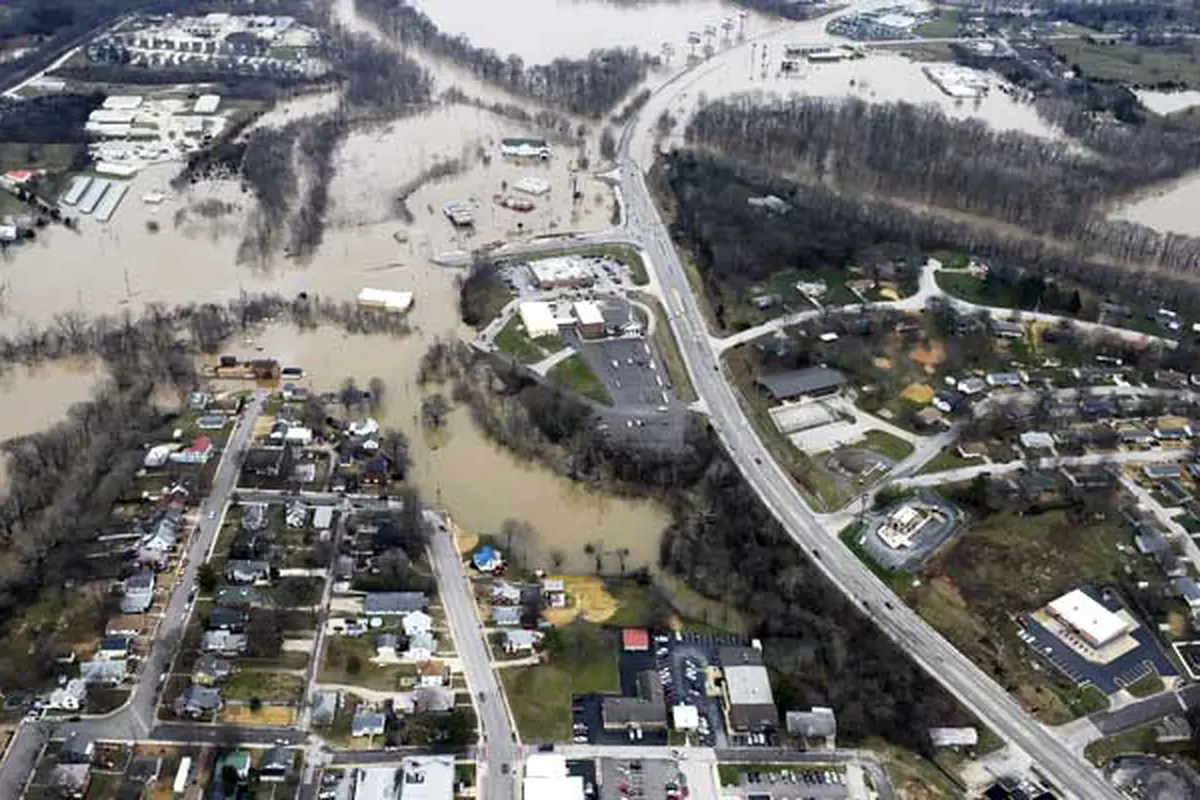 Anomali Cuaca di AS, Sungai Mississippi Meluap, 18 Tewas
