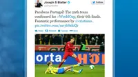 Sepp Blatter Akhirnya Akui Kehebatan Ronaldo