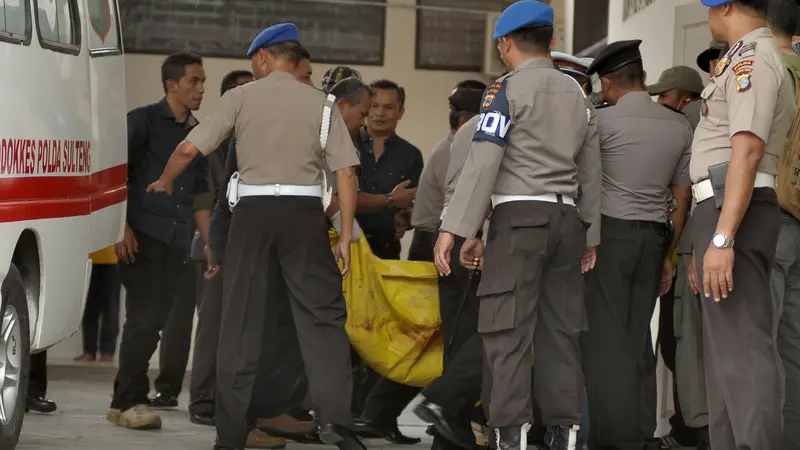 20160719-Penampakan Jenazah Teroris Diduga Santoso di RS Bhayangkara Palu-Sulteng