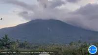 Gunung Lewotobi Laki-Laki mengalami erupsi pada Rabu (5/6/2024), pukul 17.04 Wita. (Liputan6.com/ Dok PVMBG)