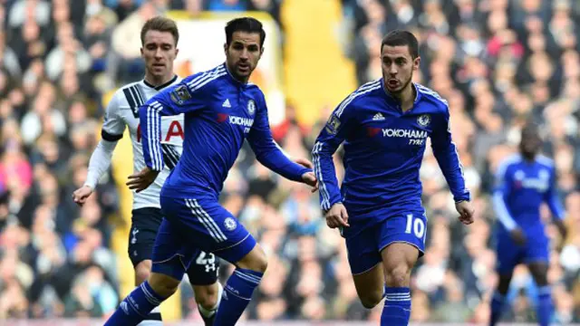 Cesc Fabregas dan Eden Hazard