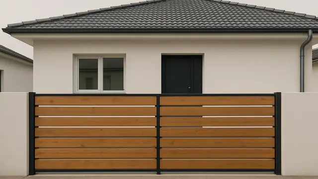Model pagar rumah sederhana / AI Image