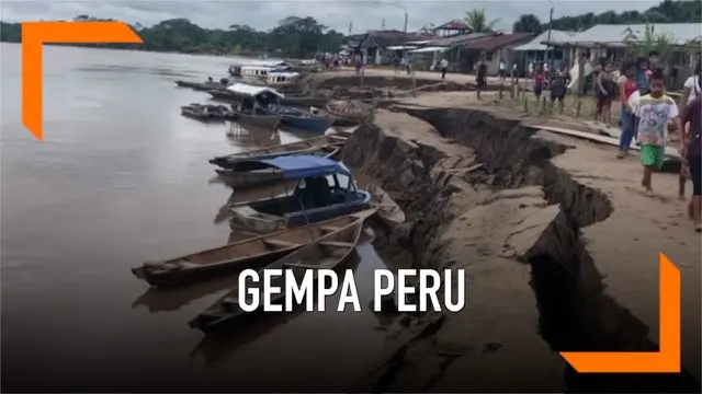 Peru diguncang gempa berkekuatan magnitudo 8. Gempa terjadi Minggu dini hari dan menyebabkan sejumlah kerusakan.