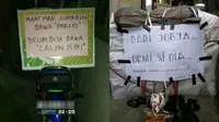 Pulang Kampung, Pemudik Buat Pesan Curahan Hati di Motor