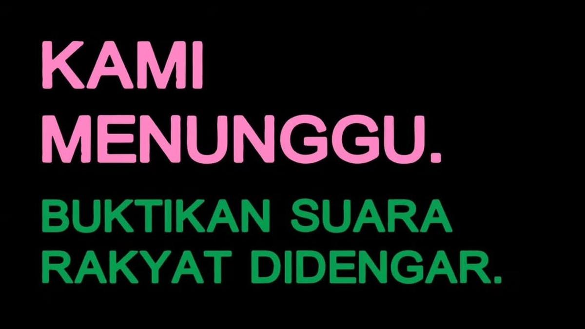 Arti Brave Pink Hero Green 1312 yang Viral Disuarakan di Tengah Gelombang Demo